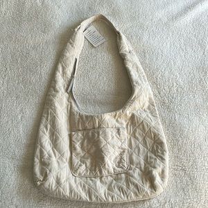 Cotton Hobo Shoulder Bag